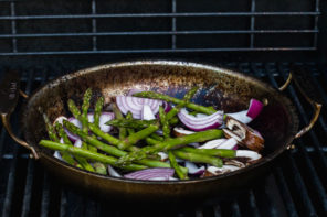 grill vegetables