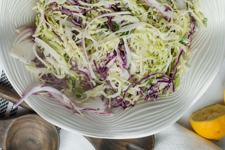 crunchy keto coleslaw