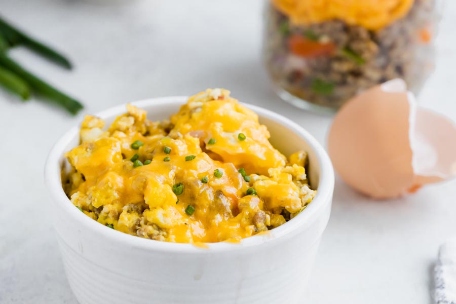 Freezer-Friendly Potato and Egg Breakfast Bowls - Homemade