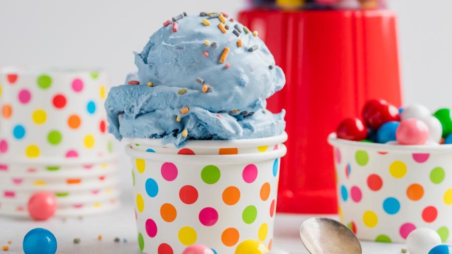 Thrifty Bubble Gum Ice Cream