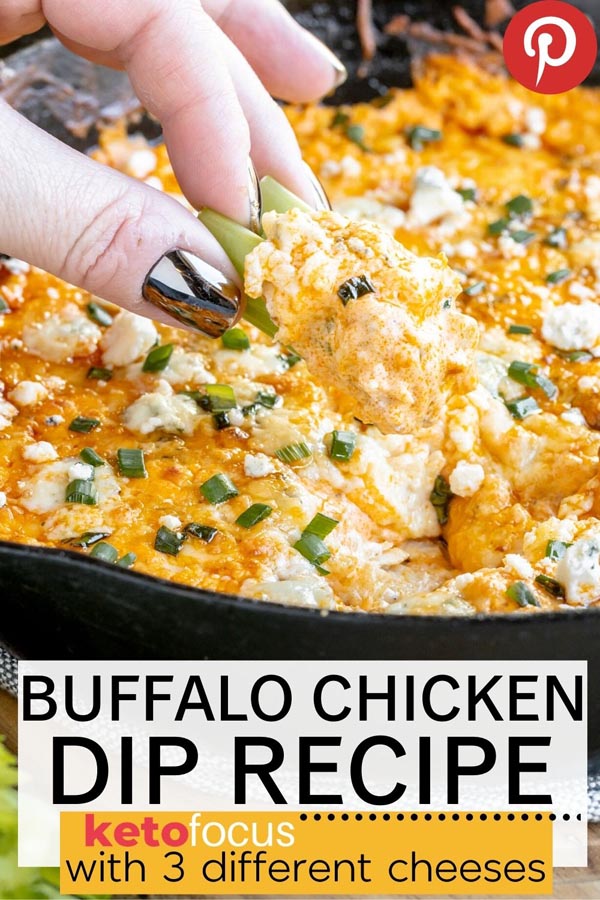 Three Cheese Buffalo Chicken Dip