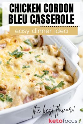 Chicken Cordon Bleu Casserole - Just like the Real Thing - but EASY