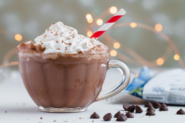 Low-carb hot chocolate