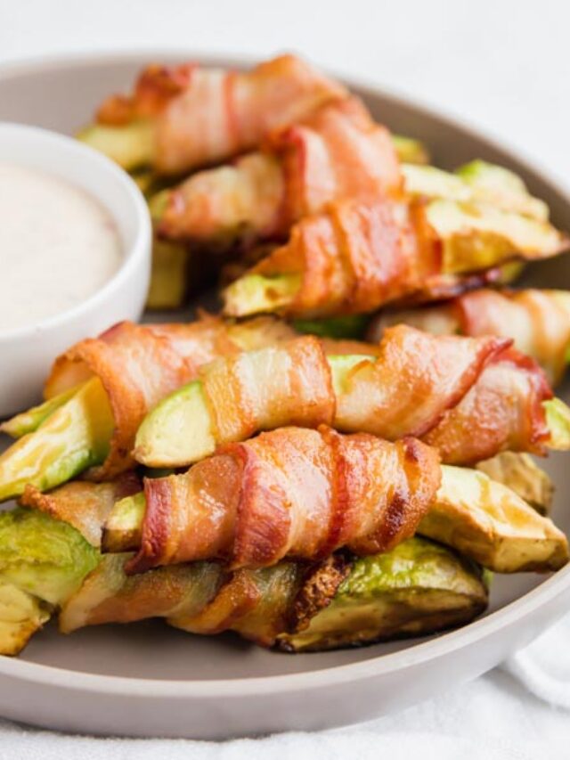 How to Make Keto Air Fryer Avocado Bacon Wrap Ketofocus