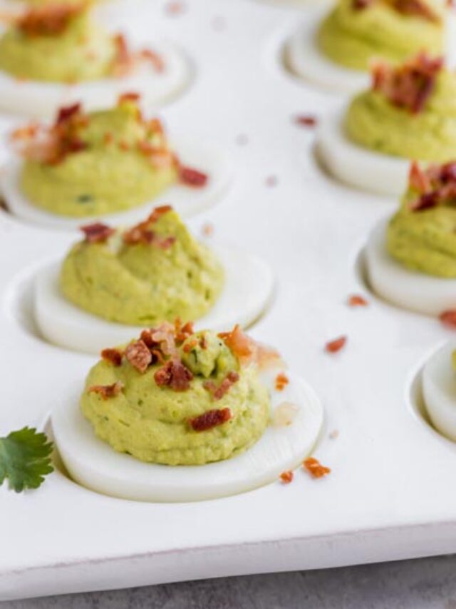How to Make Keto Avocado Deviled Eggs Ketofocus