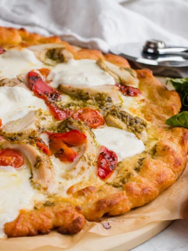 How to Make Keto Chicken Pesto Pizza Ketofocus