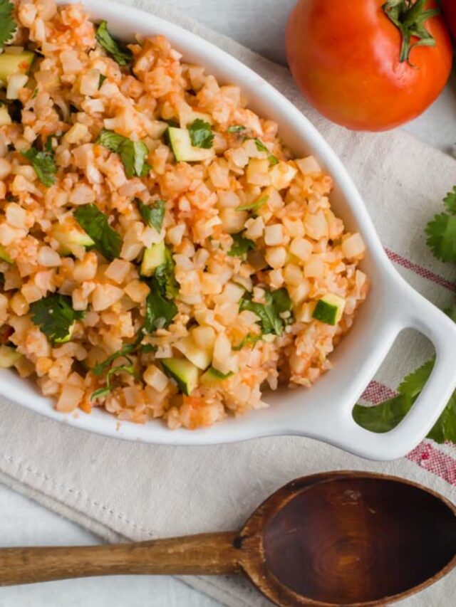 Keto Spanish Cauliflower Rice Recipe - Ketofocus