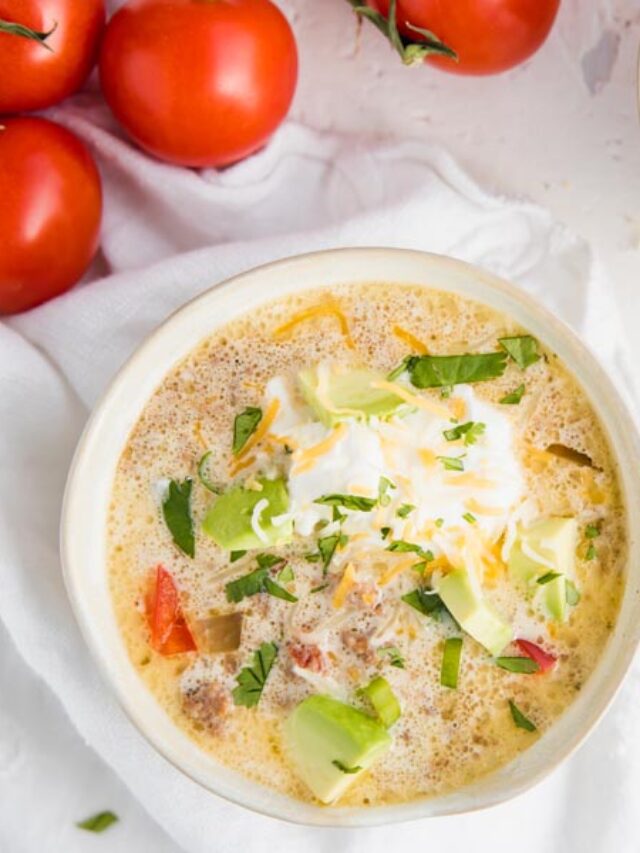 Savor the Southwest Keto Slow Cooker Taco Soup Ketofocus