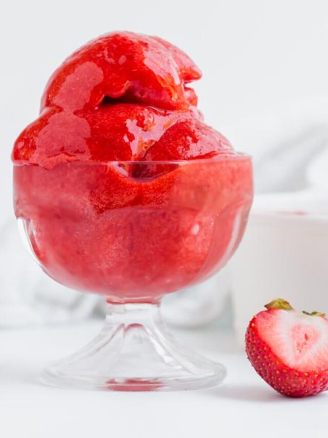 Refreshing Strawberry Sorbet A Simple Keto Friendly Summer Dessert