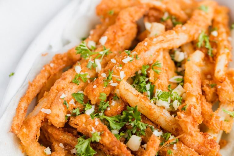 Garlic Parmesan Keto Jicama Fries Recipe Ketofocus