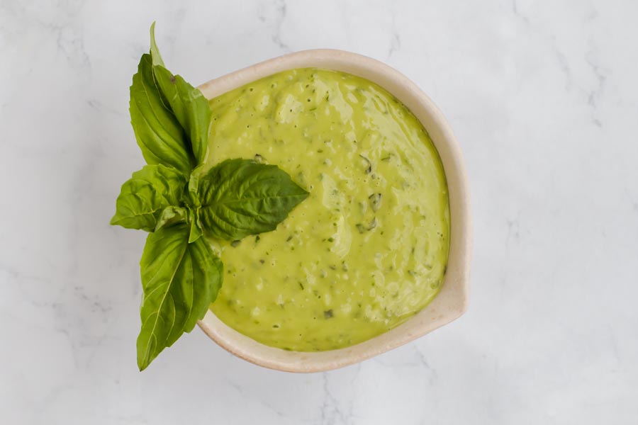 creamy green goddess dressing