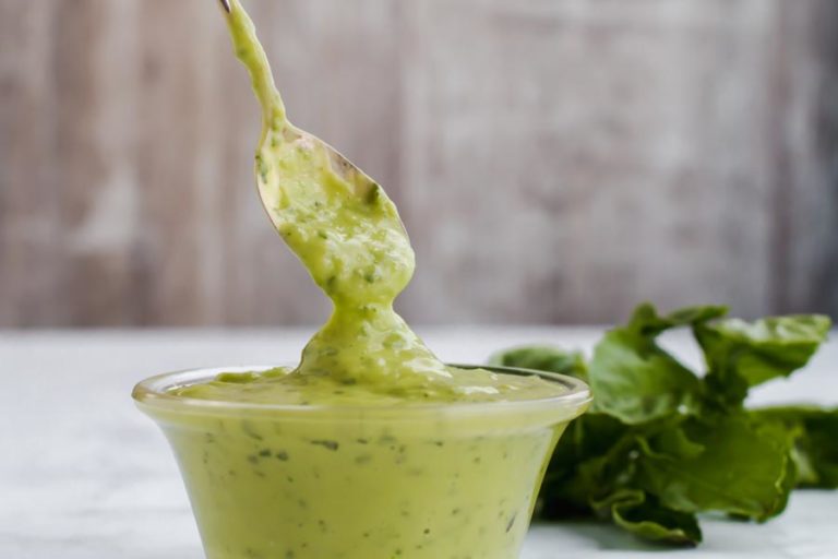 Creamy Keto Green Goddess Dressing Ketofocus