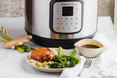 keto chicken teriyaki prepared in the instant pot duo crisp