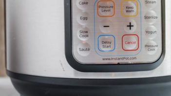 instant pot on the counter