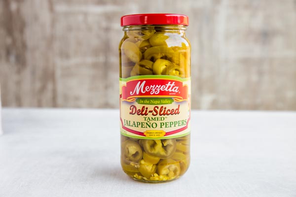 jar of tamed jalapeno slices