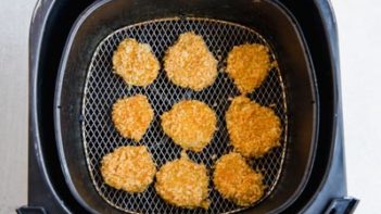 pickle chips in the air fryer basket