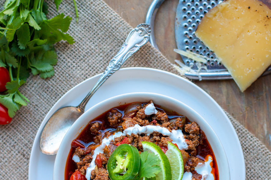 keto chili toppings