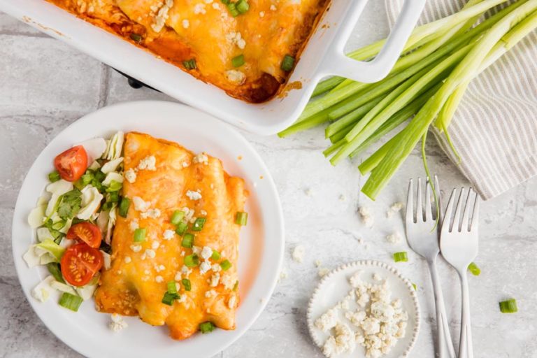 Keto Buffalo Chicken Enchiladas Recipe Ketofocus