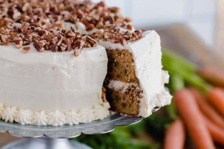 {Sugarfree} Low Carb Keto Carrot Cake made w/ Almond Flour Ketofocus