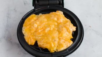 Egg & Cheese Biscuit in Dash Mini Pie Maker 