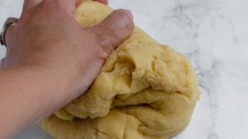 kneading fat head dough