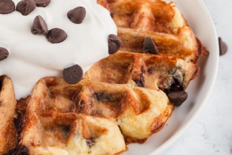 Crispy Keto Chocolate Chip Chaffle Recipe Ketofocus