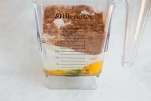 ingredients in a blender