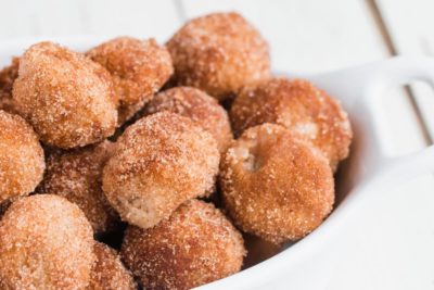 a plate of keto doughnut holes