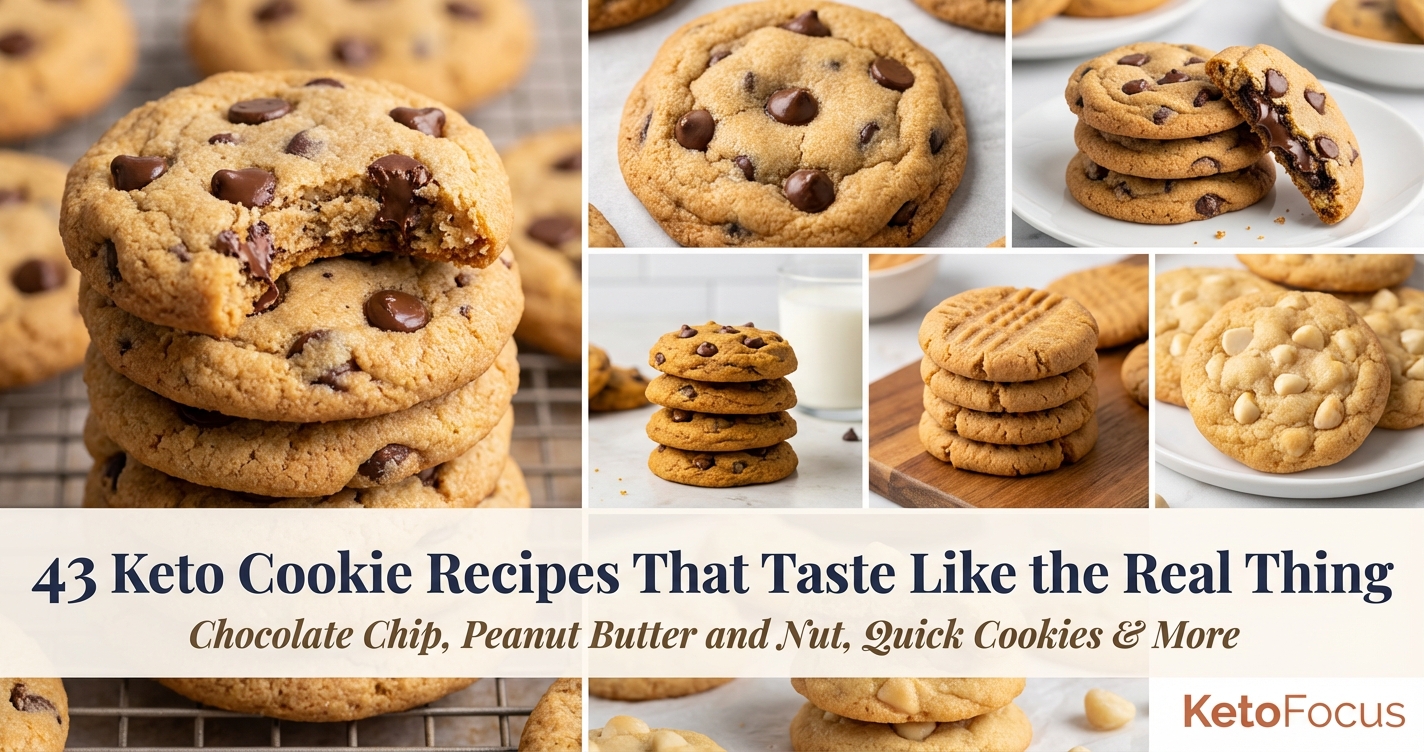42 Best Keto Cookie Recipes (Soft, Chewy, Low Carb) - Ketofocus