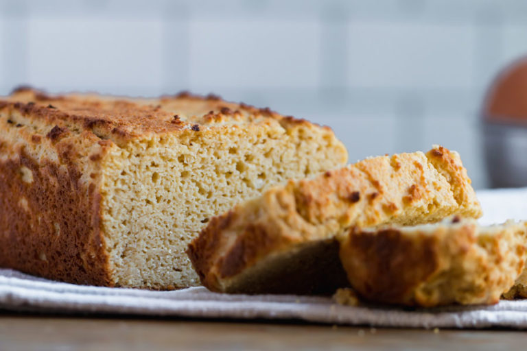 Keto Basic Egg Loaf Recipe 2.8 Net Carbs Ketofocus