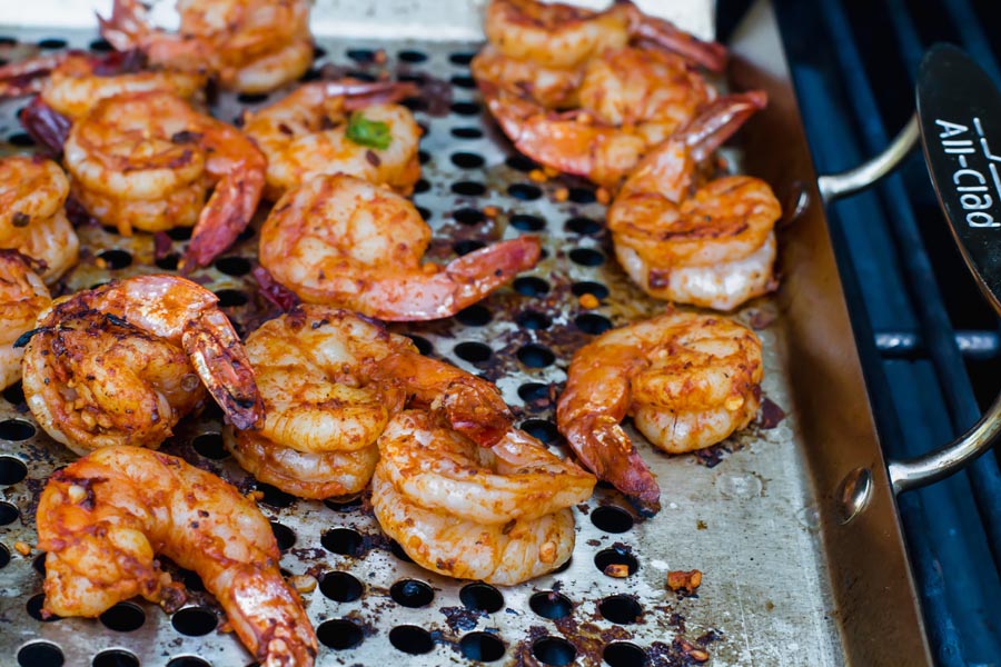 Spicy Grilled Firecracker Shrimp - My Therapist Cooks