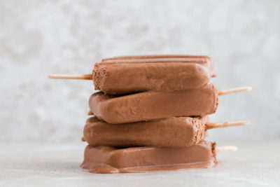 keto fudge pops stack