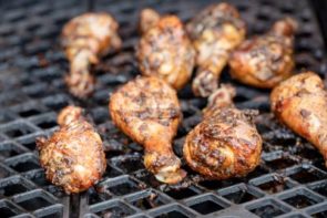 grilled chicken on a bbq