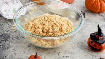 keto rice cereal in a bowl