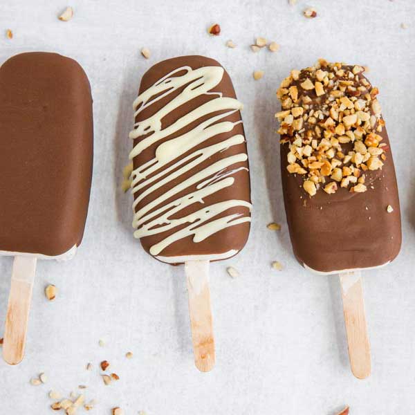 Keto desserts represented by keto ice cream bars