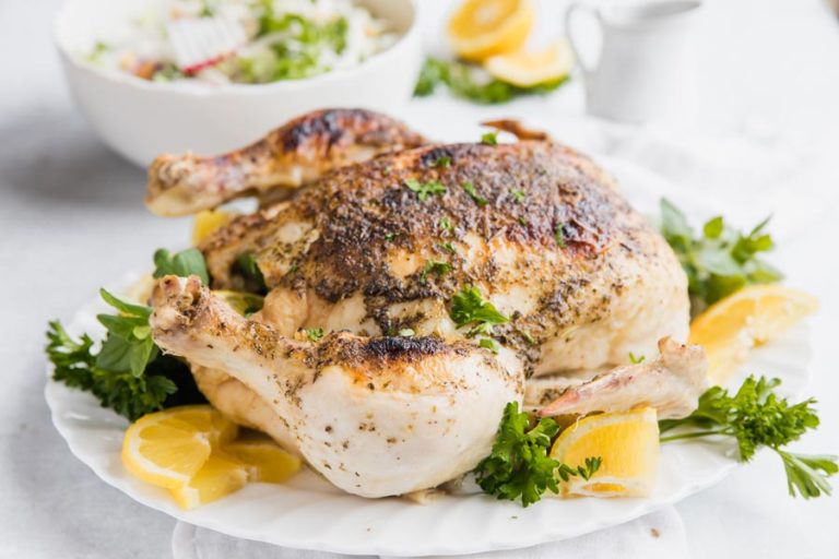 Keto Lemon Herb Whole Chicken in an Instant Pot Recipe Ketofocus