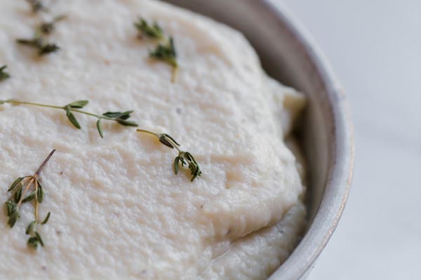 creamy mashed cauliflower