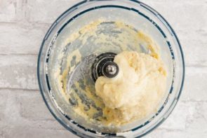 dough ball in a food processor