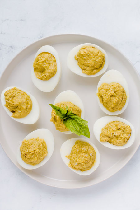 yummmm keto pesto deviled eggs