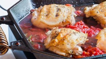 braise chicken in the oven