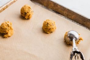 Adding pumpkin puree into the wet ingredients