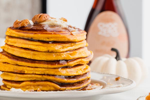 choczero syrup on pancakes