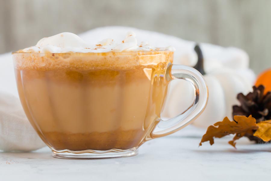 pumpkin latte for fall
