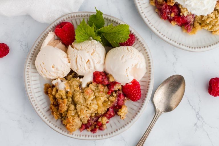 Keto Raspberry Crumble Recipe Ketofocus
