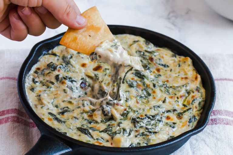 Creamy Keto Spinach Artichoke Dip Ketofocus