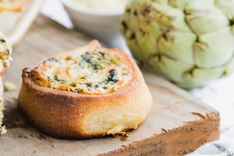Keto Spinach Artichoke Pinwheels
