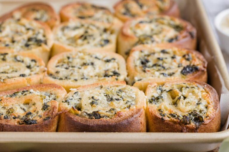 Keto Spinach Artichoke Pinwheels
