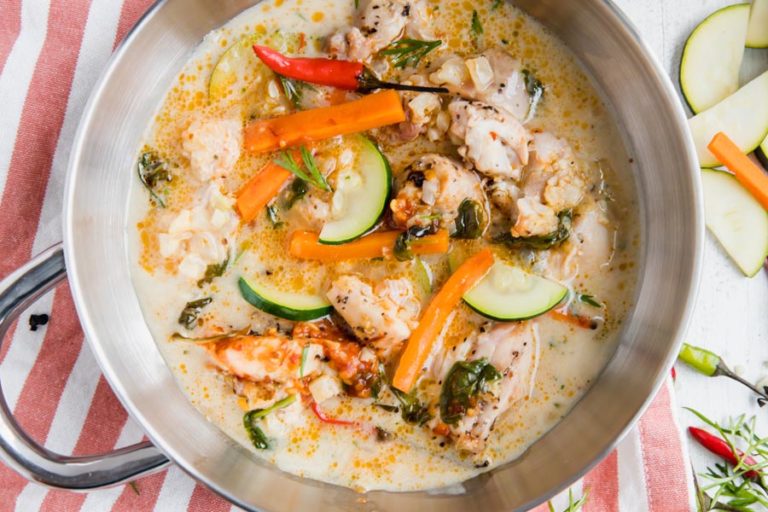 Keto Thai Chicken Soup Recipe Ketofocus