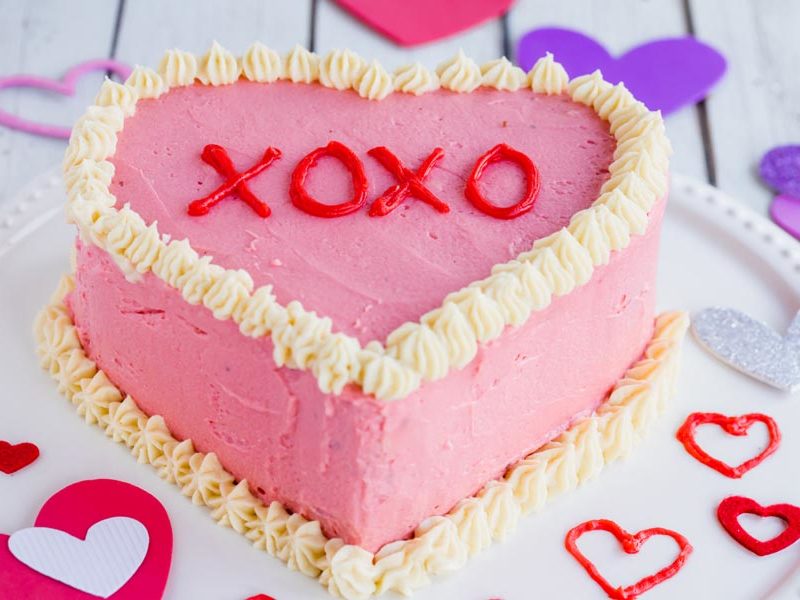 40+ Cute Valentine's Cake Ideas : Love Letter Cake