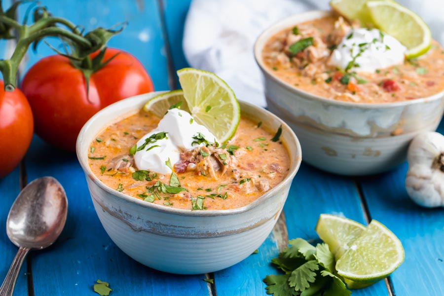 Low Carb Keto White Chicken Chili Recipe - Ketofocus